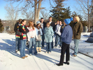 Tour for Cotillion for Achievement Scholarship Candidates